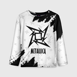 Лонгслив детский METALLICA МЕТАЛЛИКА, цвет: 3D-принт