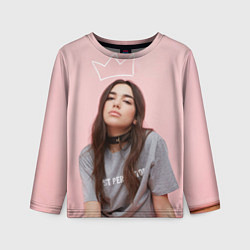 Лонгслив детский Dua Lipa, цвет: 3D-принт
