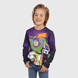 Лонгслив детский Buzz Lightyear, цвет: 3D-принт — фото 2