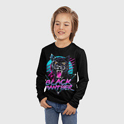 Лонгслив детский Black Panter, цвет: 3D-принт — фото 2