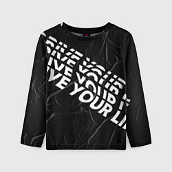Лонгслив детский Drive Your Live: Wave, цвет: 3D-принт
