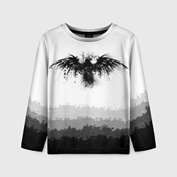 Детский лонгслив ЧЁРНЫЙ ВОРОН