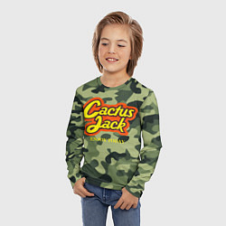 Лонгслив детский Cactus Jack, цвет: 3D-принт — фото 2