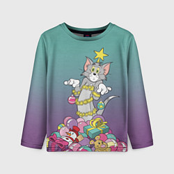 Лонгслив детский Tom and Jerry, цвет: 3D-принт