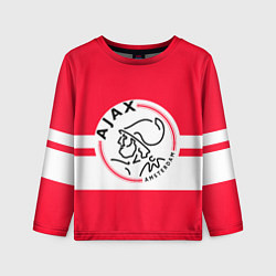 Лонгслив детский AJAX AMSTERDAM, цвет: 3D-принт