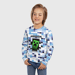 Лонгслив детский Minecraft S, цвет: 3D-принт — фото 2