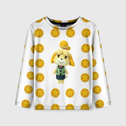 Лонгслив детский Animal crossing - Isabelle, цвет: 3D-принт