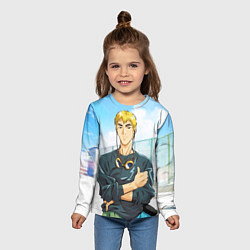 Лонгслив детский Eikichi Onizuka, цвет: 3D-принт — фото 2