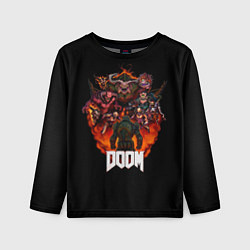 Лонгслив детский Doom, цвет: 3D-принт