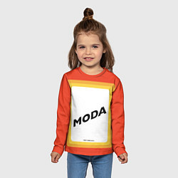 Лонгслив детский Сода - MODA, цвет: 3D-принт — фото 2
