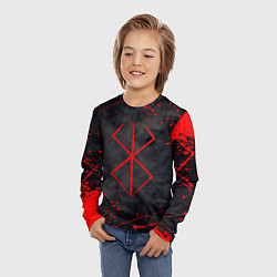 Лонгслив детский BERSERK БЕРСЕРК КЛЕЙМО, цвет: 3D-принт — фото 2