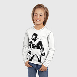 Лонгслив детский The Greatest Muhammad Ali, цвет: 3D-принт — фото 2