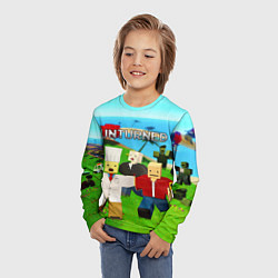 Лонгслив детский UNTURNED, цвет: 3D-принт — фото 2