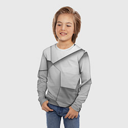 Лонгслив детский Осколки плитки, цвет: 3D-принт — фото 2