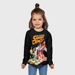 Лонгслив детский Шаман Кинг Ремейк аниме, цвет: 3D-принт — фото 2