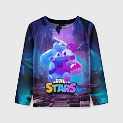 Лонгслив детский Сквик Squeak Brawl Stars, цвет: 3D-принт