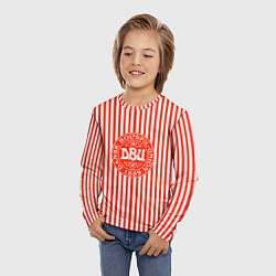 Лонгслив детский Сборная Дании, цвет: 3D-принт — фото 2