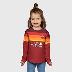 Лонгслив детский Мхитарян футболка Рома, цвет: 3D-принт — фото 2
