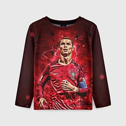 Детский лонгслив Cristiano Ronaldo Portugal