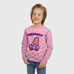 Лонгслив детский Hermit cone Отшельник, цвет: 3D-принт — фото 2