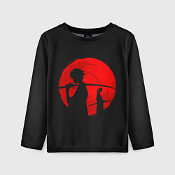 Лонгслив детский Samurai Sunset, цвет: 3D-принт