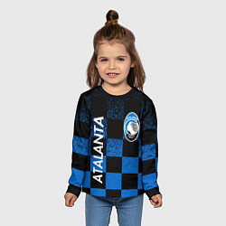 Лонгслив детский FC ATALANTA ФК АТАЛАНТА, цвет: 3D-принт — фото 2
