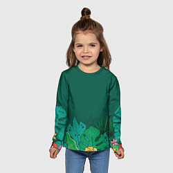Лонгслив детский Мои джунгли, цвет: 3D-принт — фото 2