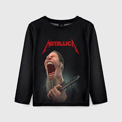 Лонгслив детский James Alan Hetfield METALLICA Z, цвет: 3D-принт