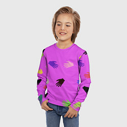 Лонгслив детский Всё в твоих руках, цвет: 3D-принт — фото 2