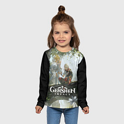 Лонгслив детский ГЕНШИН ИМПАКТ ТАРТАЛЬЯ, цвет: 3D-принт — фото 2
