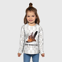 Лонгслив детский Сурок, цвет: 3D-принт — фото 2