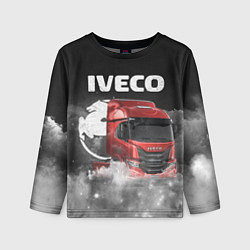 Лонгслив детский Iveco truck, цвет: 3D-принт