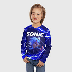 Лонгслив детский SONIC СОНИК Z, цвет: 3D-принт — фото 2