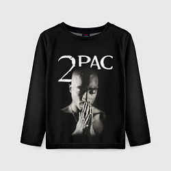Лонгслив детский TUPAC, цвет: 3D-принт