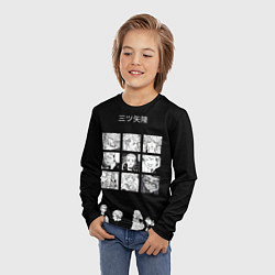 Лонгслив детский Мицуя Такаши Токийские reveng, цвет: 3D-принт — фото 2