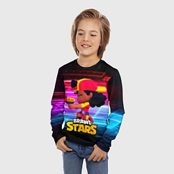 Лонгслив детский Brawl Stars - Мэг, цвет: 3D-принт — фото 2