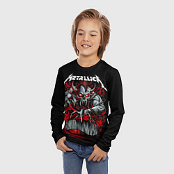 Лонгслив детский Metallica - Hardwired To Self-Destruct, цвет: 3D-принт — фото 2