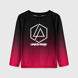 Лонгслив детский LINKIN PARK LOGO CARBON, цвет: 3D-принт