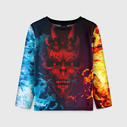 Детский лонгслив Diablo Fire Ice