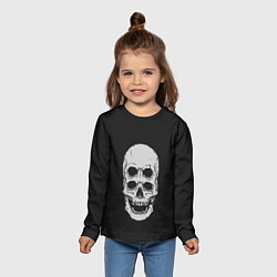 Лонгслив детский Terrible Skull, цвет: 3D-принт — фото 2