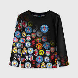 Детский лонгслив PSG LOGOBOMBING