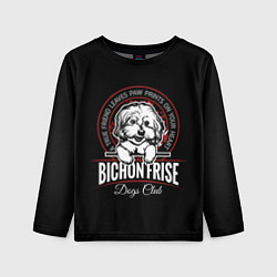 Лонгслив детский Бишон Фризе Bichon Frize, цвет: 3D-принт