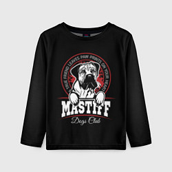 Лонгслив детский Мастиф Mastiff, цвет: 3D-принт