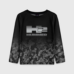 Лонгслив детский H2 HUMMER LOGO, цвет: 3D-принт