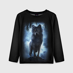 Лонгслив детский ВОЛК БРОДЯГА, цвет: 3D-принт