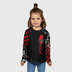 Лонгслив детский TOKYO REVENGERS RED STYLE TEAM, цвет: 3D-принт — фото 2