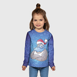 Лонгслив детский BAD SANTA ПЛОХОЙ САНТА, цвет: 3D-принт — фото 2