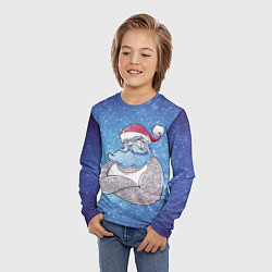 Лонгслив детский BAD SANTA ПЛОХОЙ САНТА, цвет: 3D-принт — фото 2