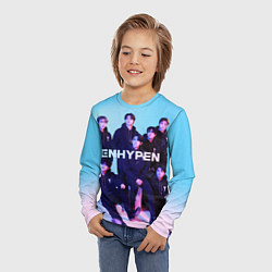 Лонгслив детский ENHYPEN: Хисын, Джей, Джейк, Сонхун, Сону, Чонвон,, цвет: 3D-принт — фото 2