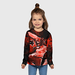 Лонгслив детский Chainsaw Man, Дэнджи, цвет: 3D-принт — фото 2